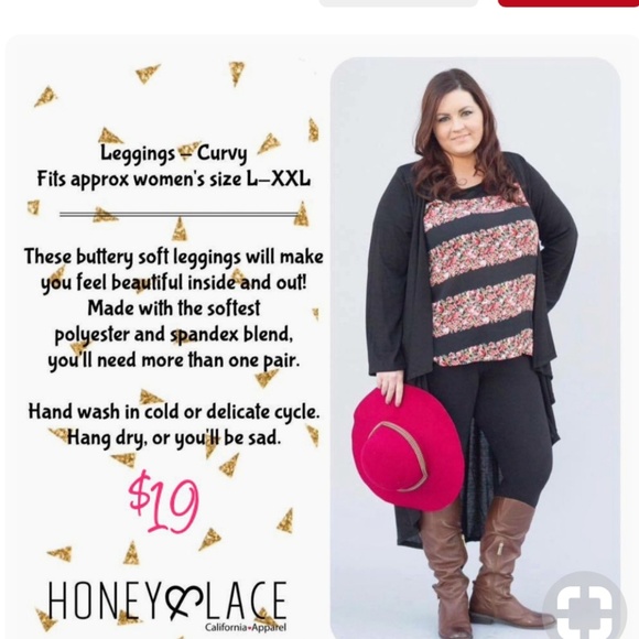 Honey and Lace Leggings - Picture 3 of 3